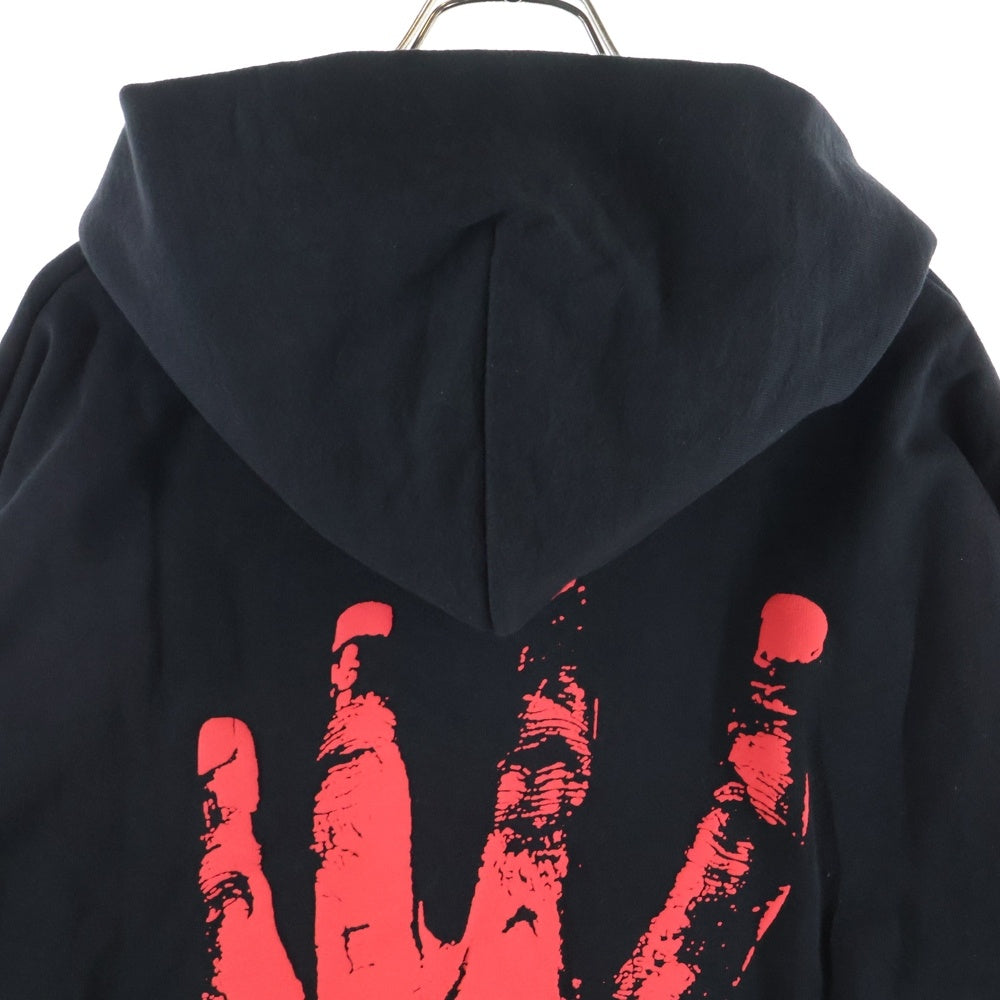 REVENGE GALLERY(リベンジギャラリー) X KILL HOODIE BLACK/RED キル フーディー 両面プリント スウェット パーカー ブラック/レッド