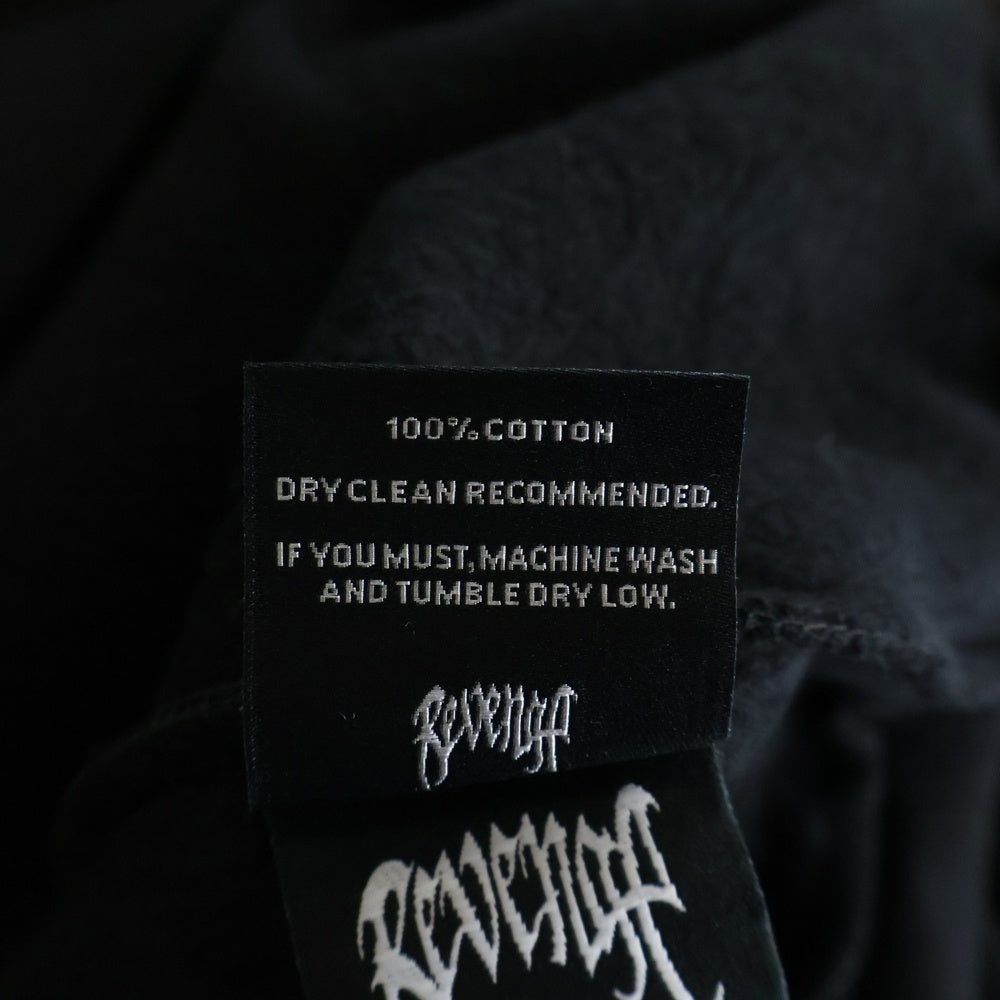 REVENGE GALLERY(リベンジギャラリー) X KILL HOODIE BLACK/RED キル フーディー 両面プリント スウェット パーカー ブラック/レッド