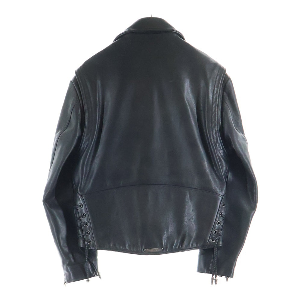 CHROME HEARTS(クロムハーツ) JJ DEAN JJディーン ダガージップライダースレザージャケット ブラック