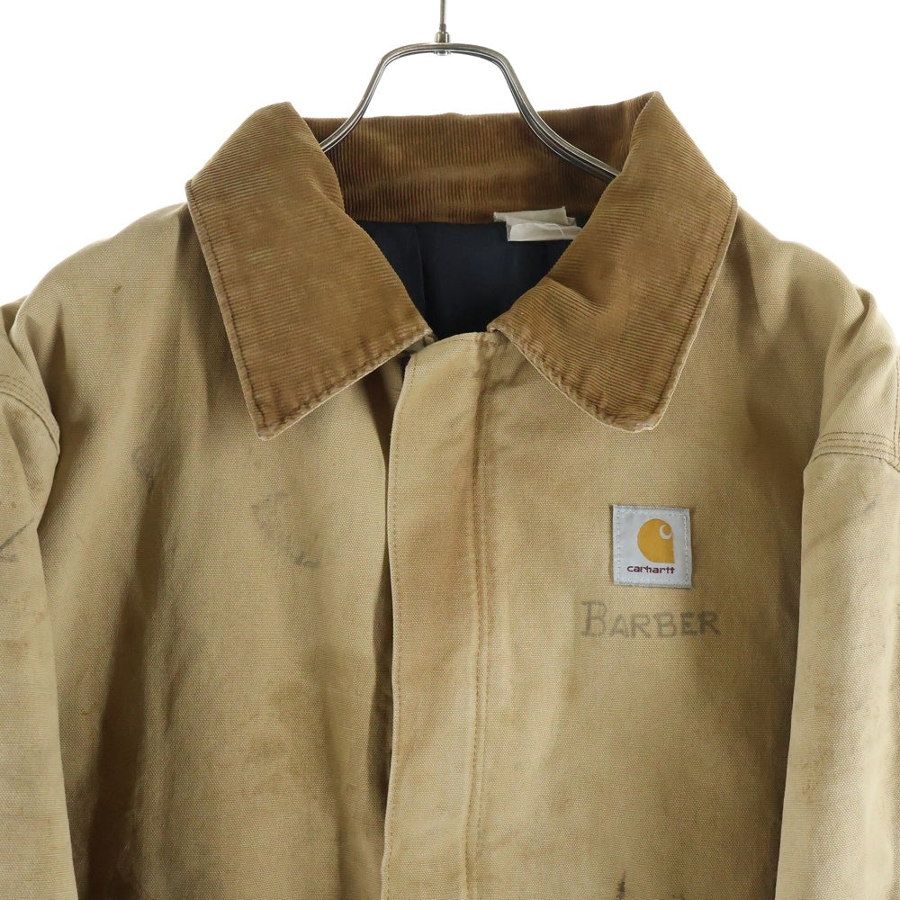 CARHARTT(カーハート) 80S VINTAGE TRADITIONAL JACKET トラディショナル 裏地キルティング 中綿 ダック ジャケット ブラウン