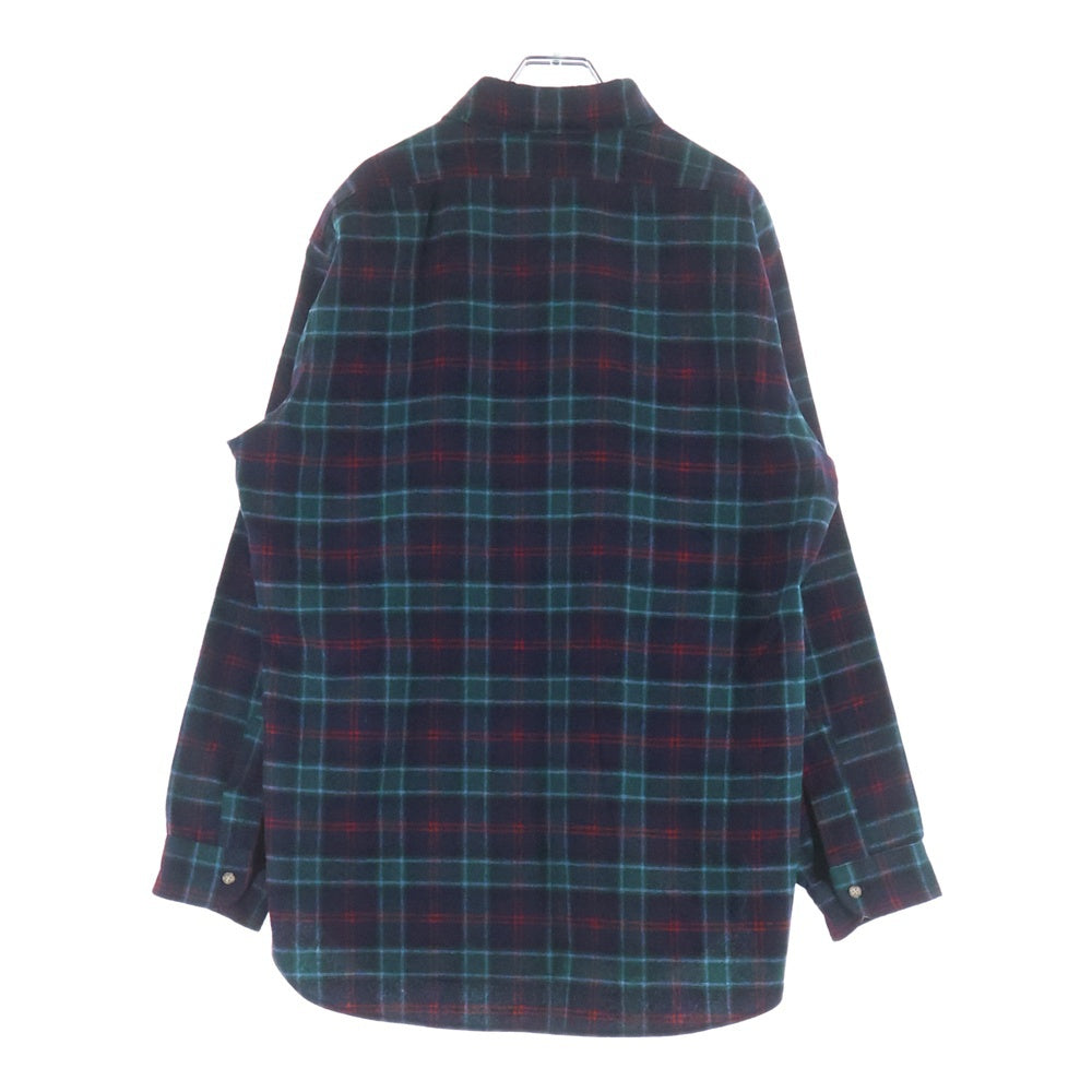 PENDLETON(ペンドルトン) 70S VINTAGE WOOL CHECK L/S SHIRT ウール チェック 長袖 シャツ レッド/ブルー/グリーン