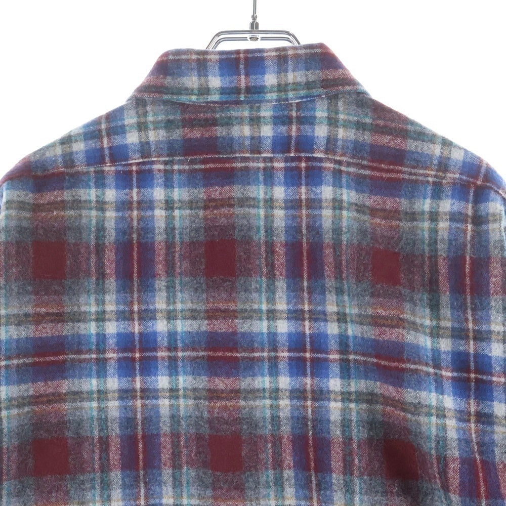 PENDLETON(ペンドルトン) 70S VINTAGE WOOL CHECK L/S SHIRT ウール チェック 長袖 シャツ レッド/ブルー/グレー