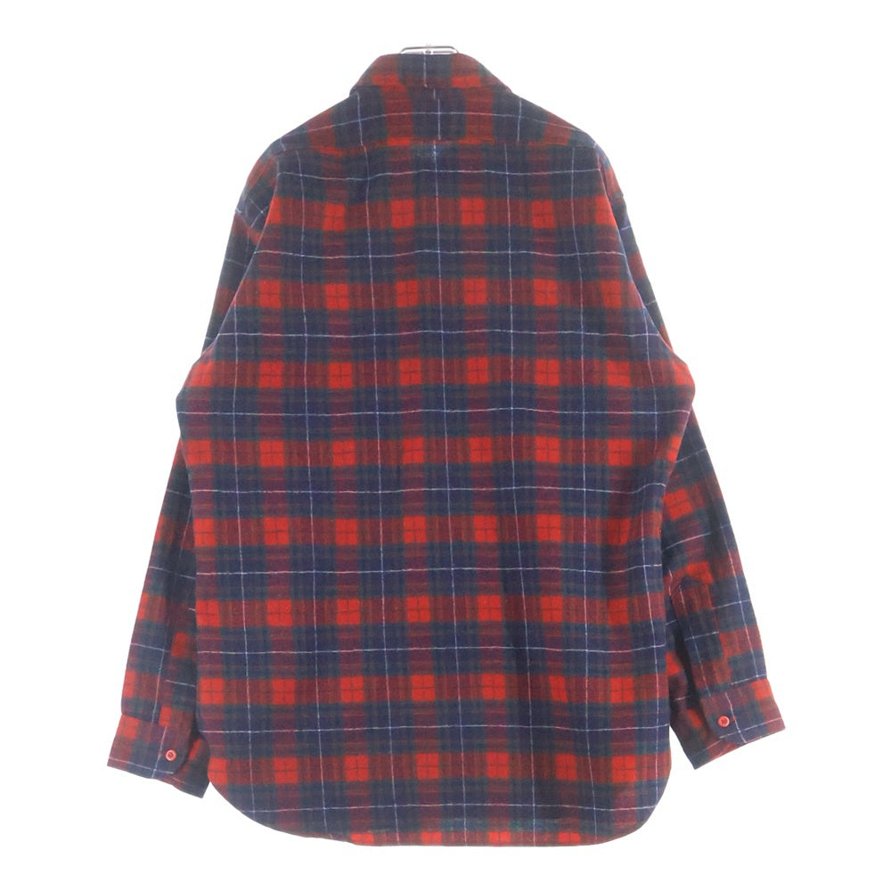 PENDLETON(ペンドルトン) 70S VINTAGE WOOL CHECK L/S SHIRT ウール チェック 長袖 シャツ レッド/グリーン/ネイビー