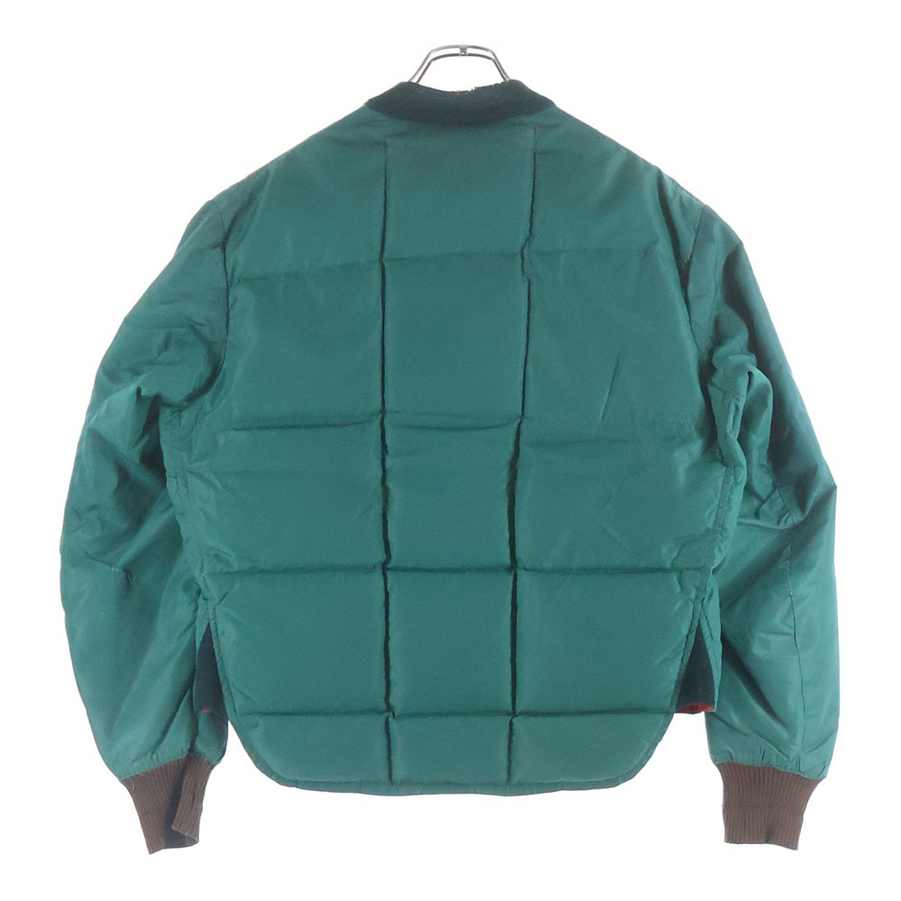 VINTAGE(ヴィンテージ) 50S FALCON BRAND ファルコンブランド SE WOODS LIGHTNING DOUBLE ZIP PUFF RIVERSIBLE JACKET ダブルジップ 中綿 リバーシブル ジャケット グリーン/レッド
