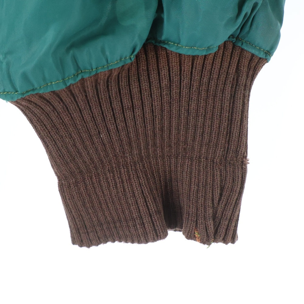 VINTAGE(ヴィンテージ) 50S FALCON BRAND ファルコンブランド SE WOODS LIGHTNING DOUBLE ZIP PUFF RIVERSIBLE JACKET ダブルジップ 中綿 リバーシブル ジャケット グリーン/レッド