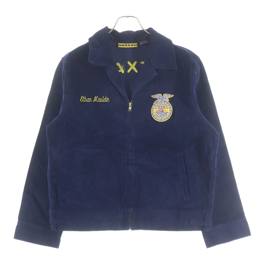 VINTAGE(ヴィンテージ) 90-00S FFA JACKET コーデュロイ ファーマーズ ジャケット ネイビー 109008