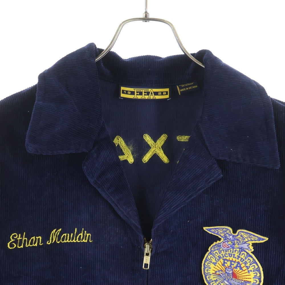VINTAGE(ヴィンテージ) 90-00S FFA JACKET コーデュロイ ファーマーズ ジャケット ネイビー 109008