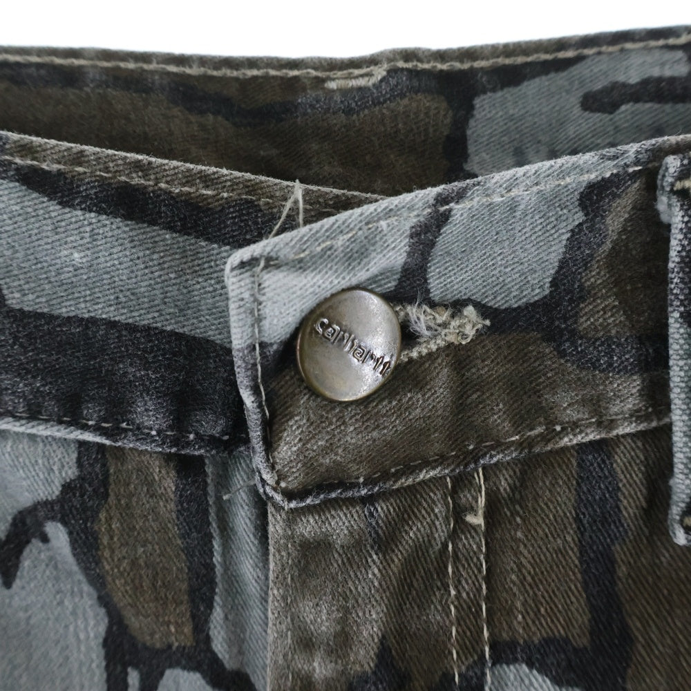 CARHARTT(カーハート) 80-90S TREBARK CAMO CARGO PABTS カーゴパンツ トレバーク カモ柄 グレー/カーキ