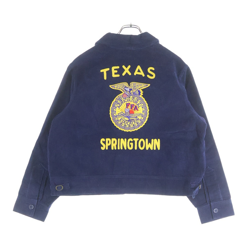VINTAGE(ヴィンテージ) 90-00S FFA JACKET コーデュロイ ファーマーズ ジャケット ネイビー 109008