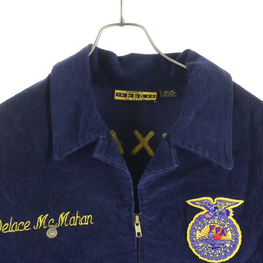 VINTAGE(ヴィンテージ) 90-00S FFA JACKET コーデュロイ ファーマーズ ジャケット ネイビー 109008