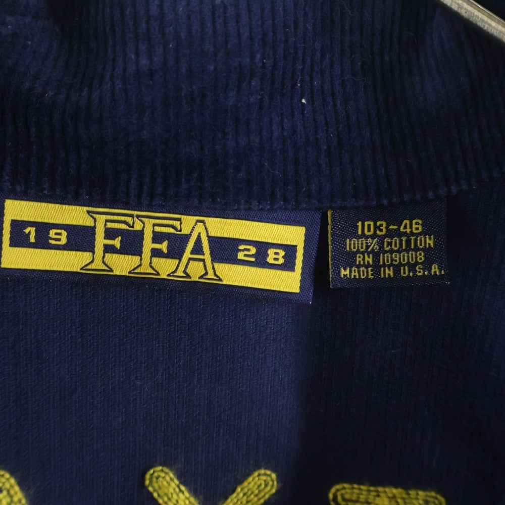 VINTAGE(ヴィンテージ) 90-00S FFA JACKET コーデュロイ ファーマーズ ジャケット ネイビー 109008