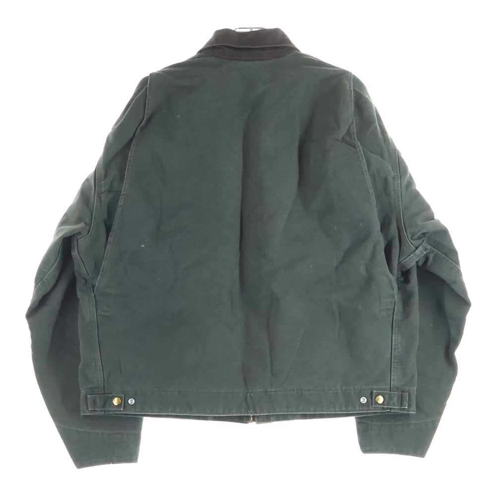 CARHARTT(カーハート) 10S DETROIT JACKET 15年 メキシコ製 企業刺しゅう デトロイト ダック ジャケット モス カーキ