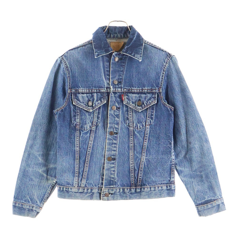 Levi's(リーバイス) 60-70S VINTAGE 557XX 3rd 70505 4th W-NAME BIG E サード フォース ダブルネーム ボタン裏刻印無し デニム トラッカージャケット インディゴ