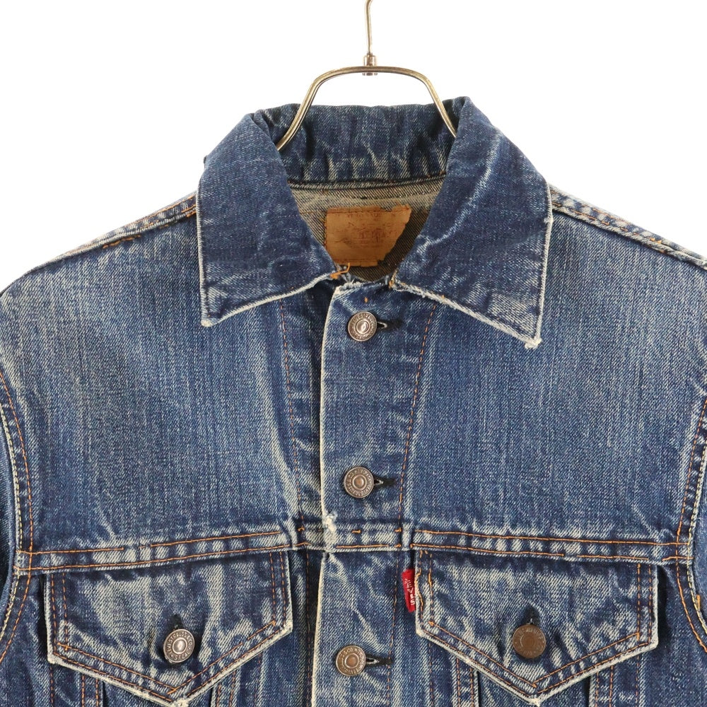 Levi's(リーバイス) 60-70S VINTAGE 557XX 3rd 70505 4th W-NAME BIG E サード フォース ダブルネーム ボタン裏刻印無し デニム トラッカージャケット インディゴ