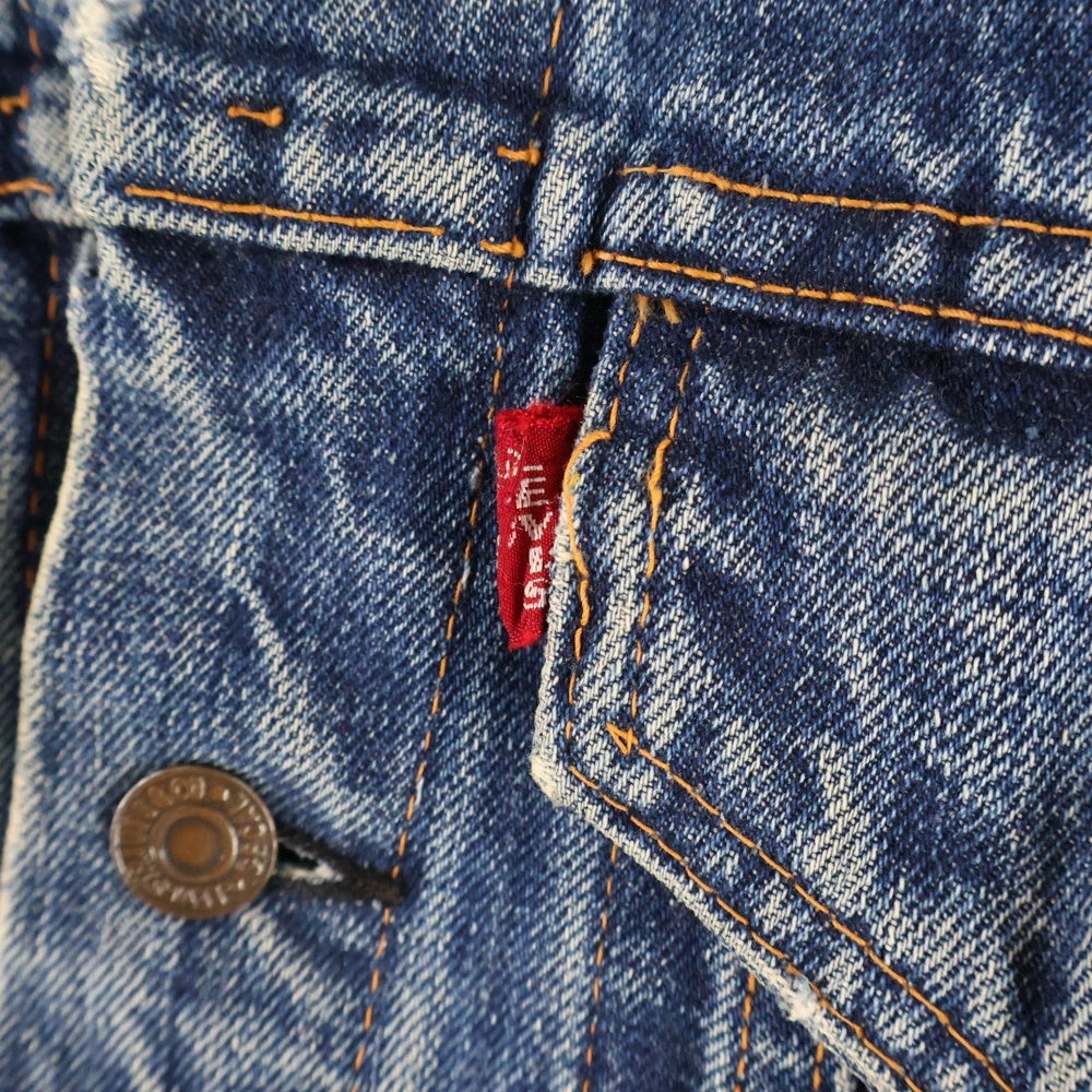 Levi's(リーバイス) 60-70S VINTAGE 557XX 3rd 70505 4th W-NAME BIG E サード フォース ダブルネーム ボタン裏刻印無し デニム トラッカージャケット インディゴ