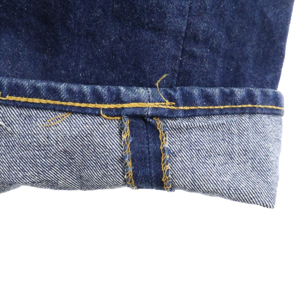 Levi's(リーバイス) 60-70S 502 0117 TALON ZIP DENIM PANTS BIG E ボタン裏刻印94 タロン ジップフライ デニム パンツ インディゴ