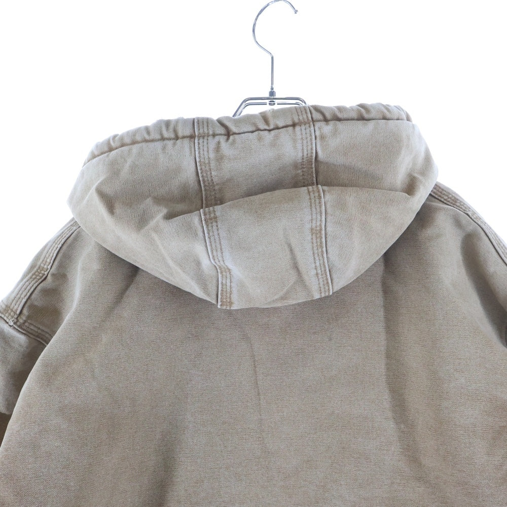 CARHARTT(カーハート) 00S ACTIVE JACKET 04年製 アクティブ ジャケット 中綿 ダック ジップアップ パーカー ブラウン J130 BRN