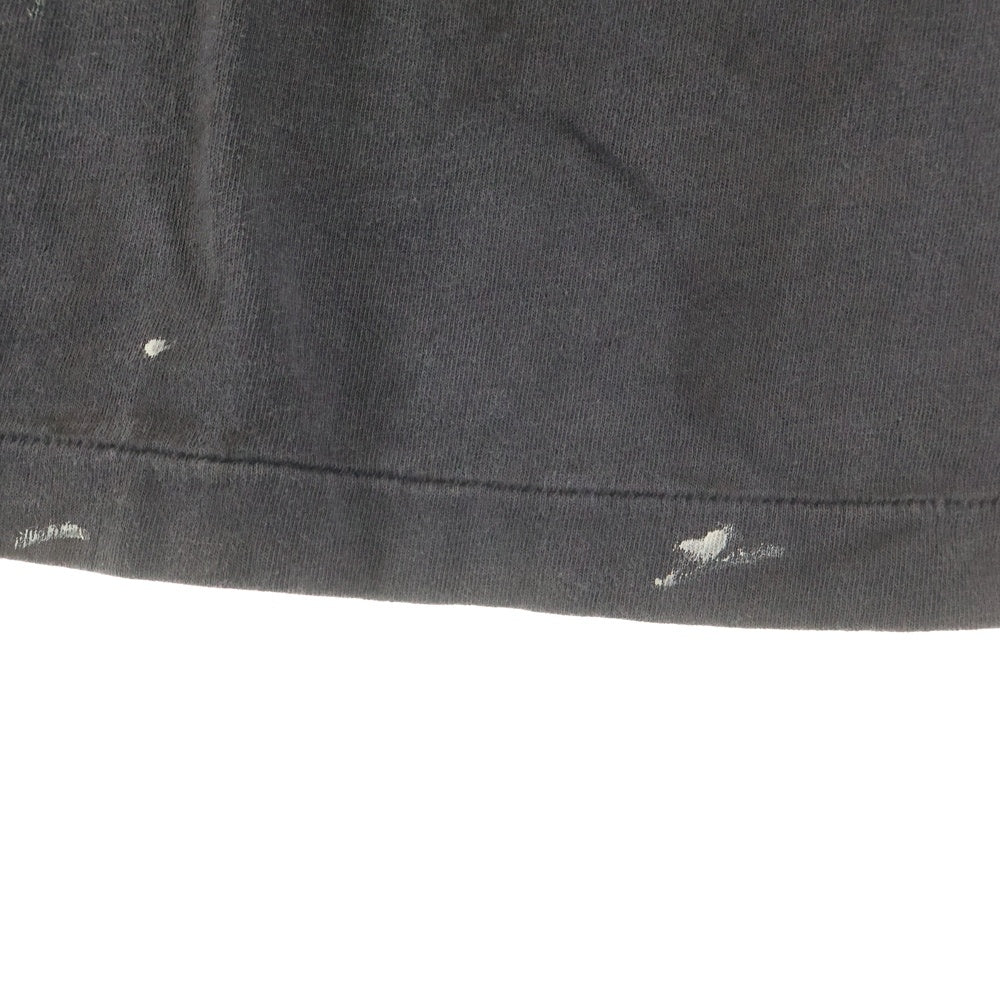 SAINT MICHAEL(セントマイケル) 25AW × Kosuke Kawamura S/S T-SHIRT PERVERSION 両面プリント 半袖Tシャツ カットソー ブラック SM-HR1-0000-C16