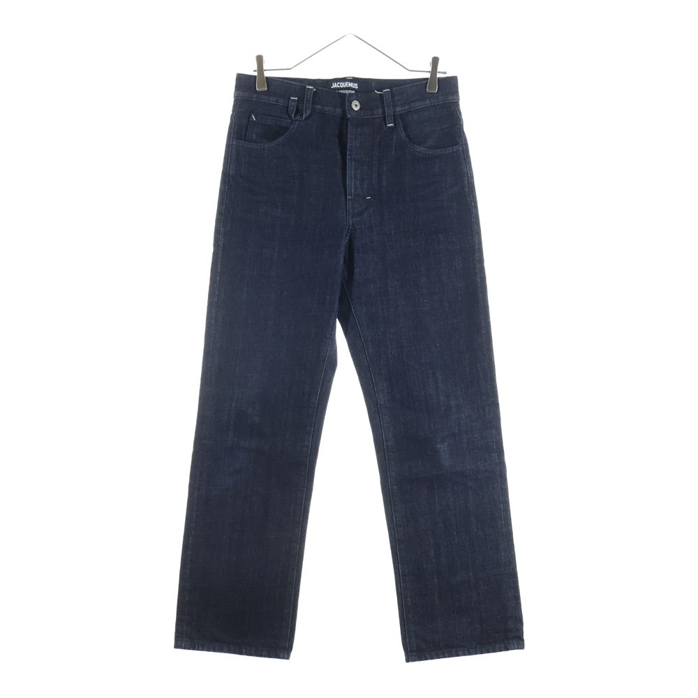 JACQUEMUS(ジャックムス) Le De-Nimes Venice Dark Navy 255DE065-1782-390 バックポケットロゴ デニムパンツ