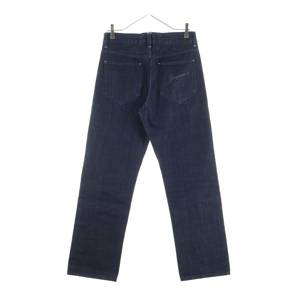 JACQUEMUS(ジャックムス) Le De-Nimes Venice Dark Navy 255DE065-1782-390 バックポケットロゴ デニムパンツ