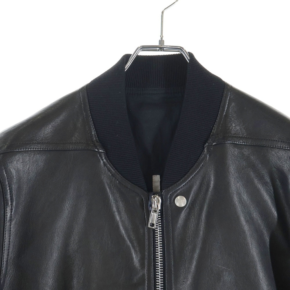 Rick Owens(リックオウエンス) 25AW BAUHAUS FLIGHT LEATHER JACKKET RU02E1749 LNV バウハウス フライト レザージャケット ブラック