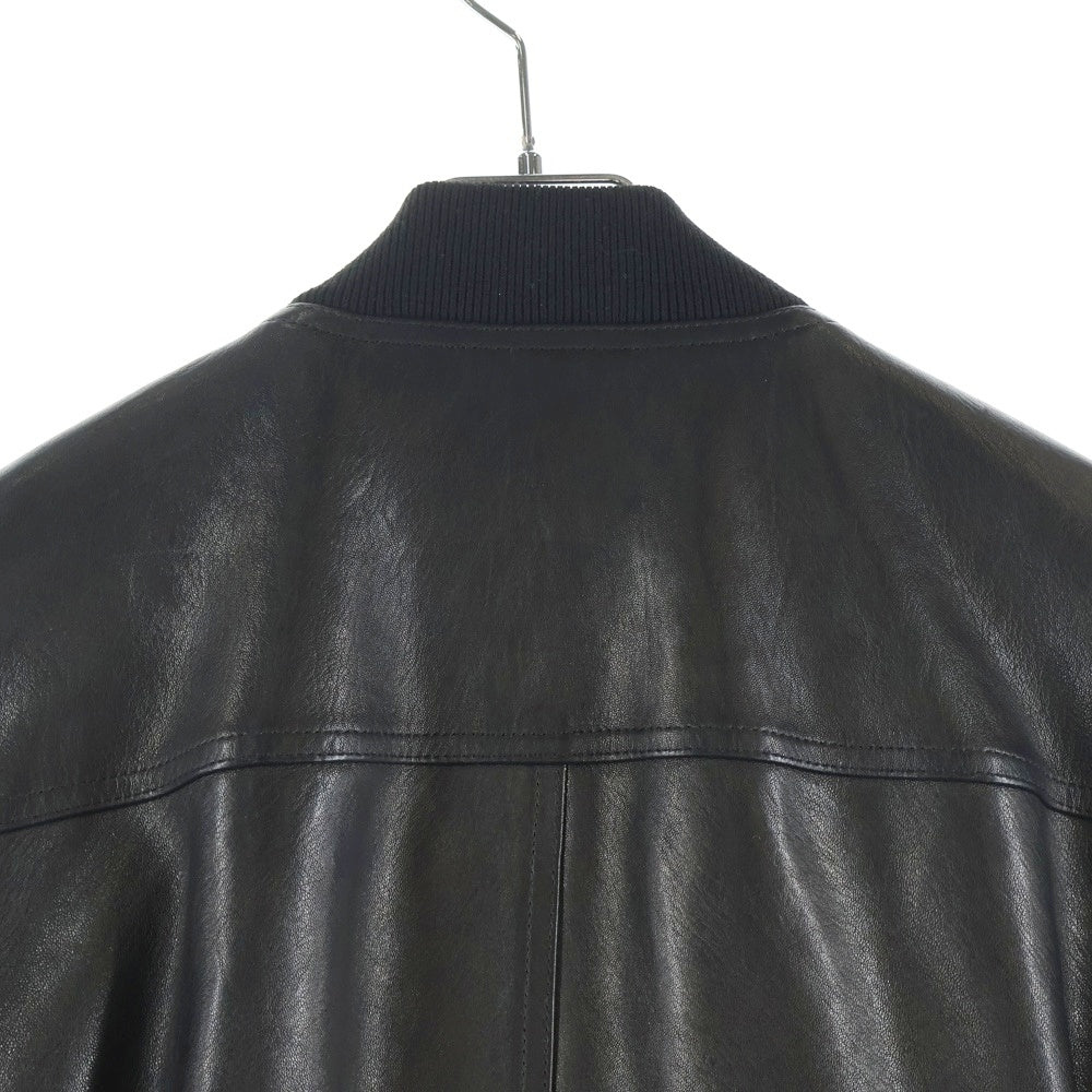 Rick Owens(リックオウエンス) 25AW BAUHAUS FLIGHT LEATHER JACKKET RU02E1749 LNV バウハウス フライト レザージャケット ブラック