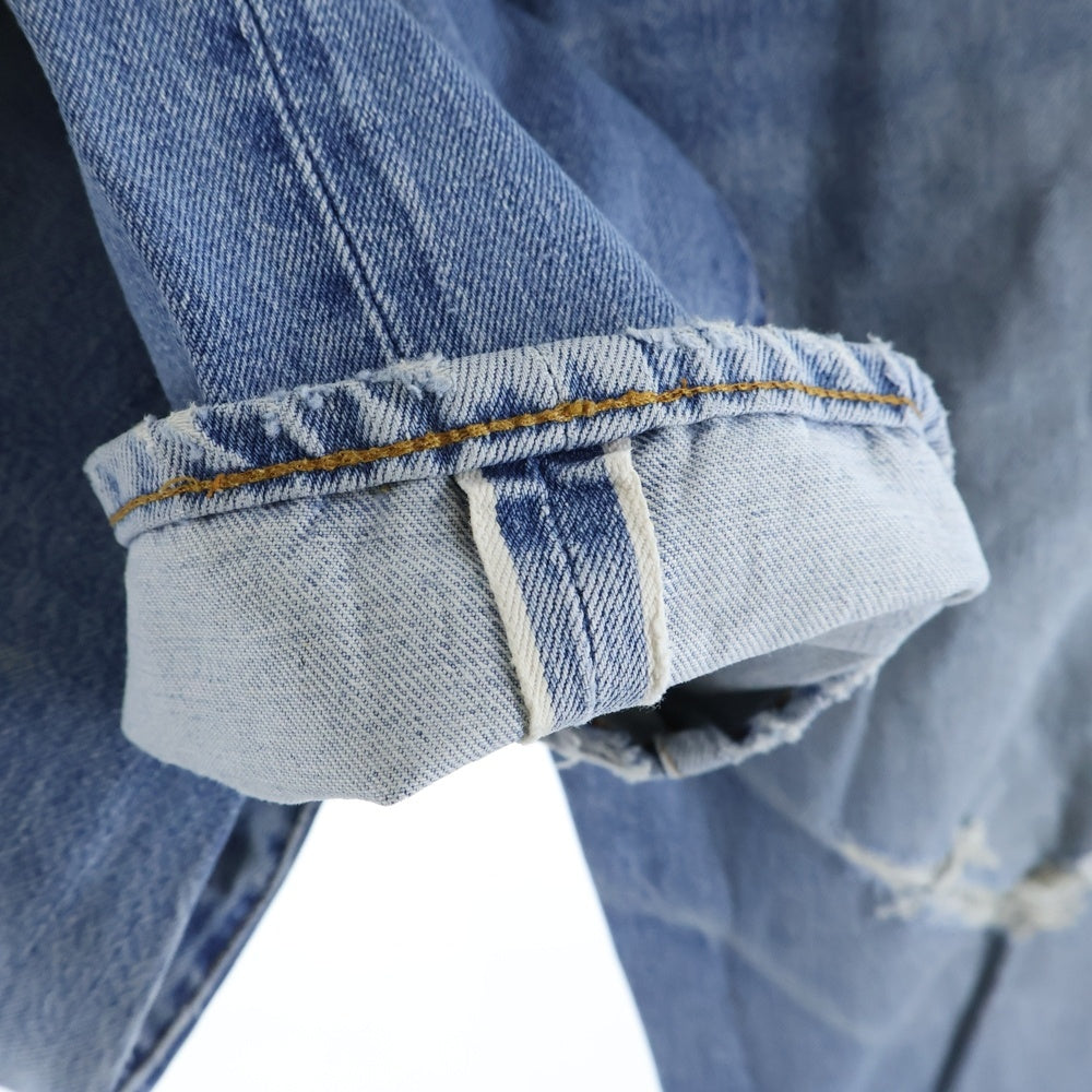 Levi's(リーバイス) 90S 501 USA製 ボタン裏刻印555 バレンシア工場 ギャラ入り デニム パンツ インディゴ