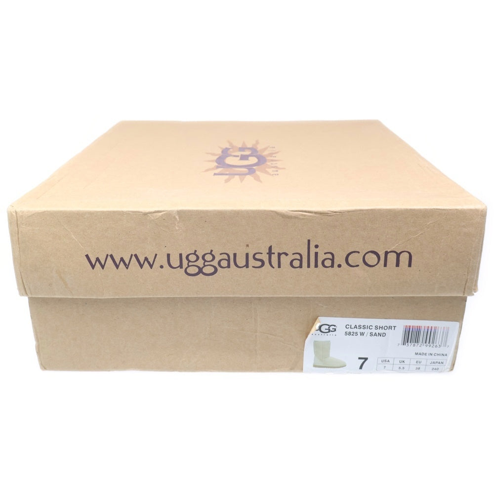 UGG(アグ) CLASSIC SHORT SAND クラシック ショート ボア ブーツ サンド ベージュ 5825 W レディース