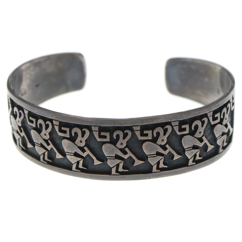 INDIAN JEWELRY(インディアンジュエリー) HOPI TRIBE NATIVE AMERICAN BANGLE SPIDER ホピ族 スパイダー バングル ブレスレット シルバー