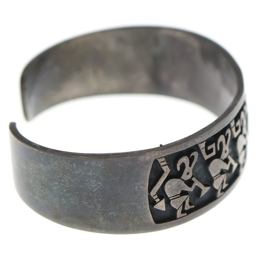 INDIAN JEWELRY(インディアンジュエリー) HOPI TRIBE NATIVE AMERICAN BANGLE SPIDER ホピ族 スパイダー バングル ブレスレット シルバー
