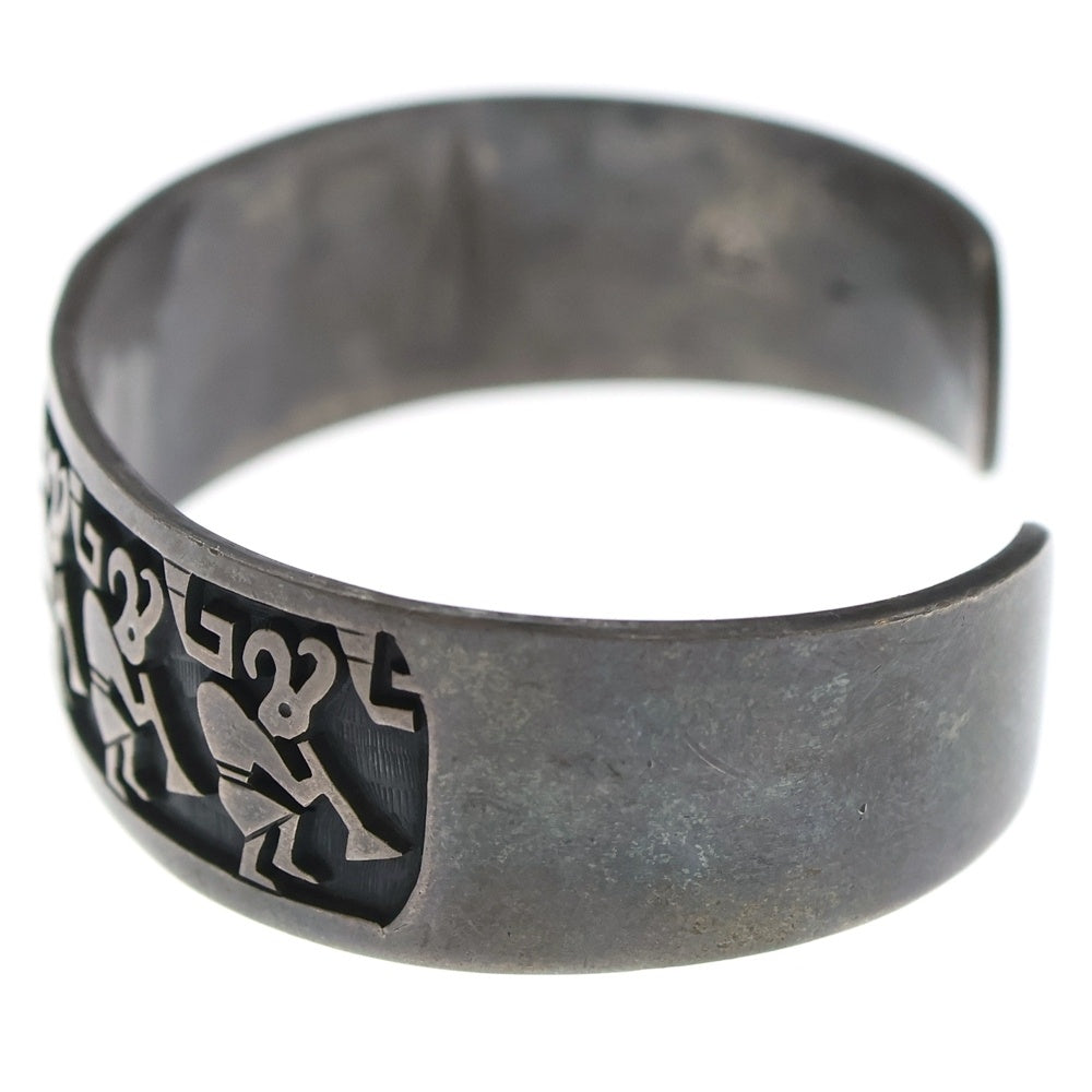 INDIAN JEWELRY(インディアンジュエリー) HOPI TRIBE NATIVE AMERICAN BANGLE SPIDER ホピ族 スパイダー バングル ブレスレット シルバー