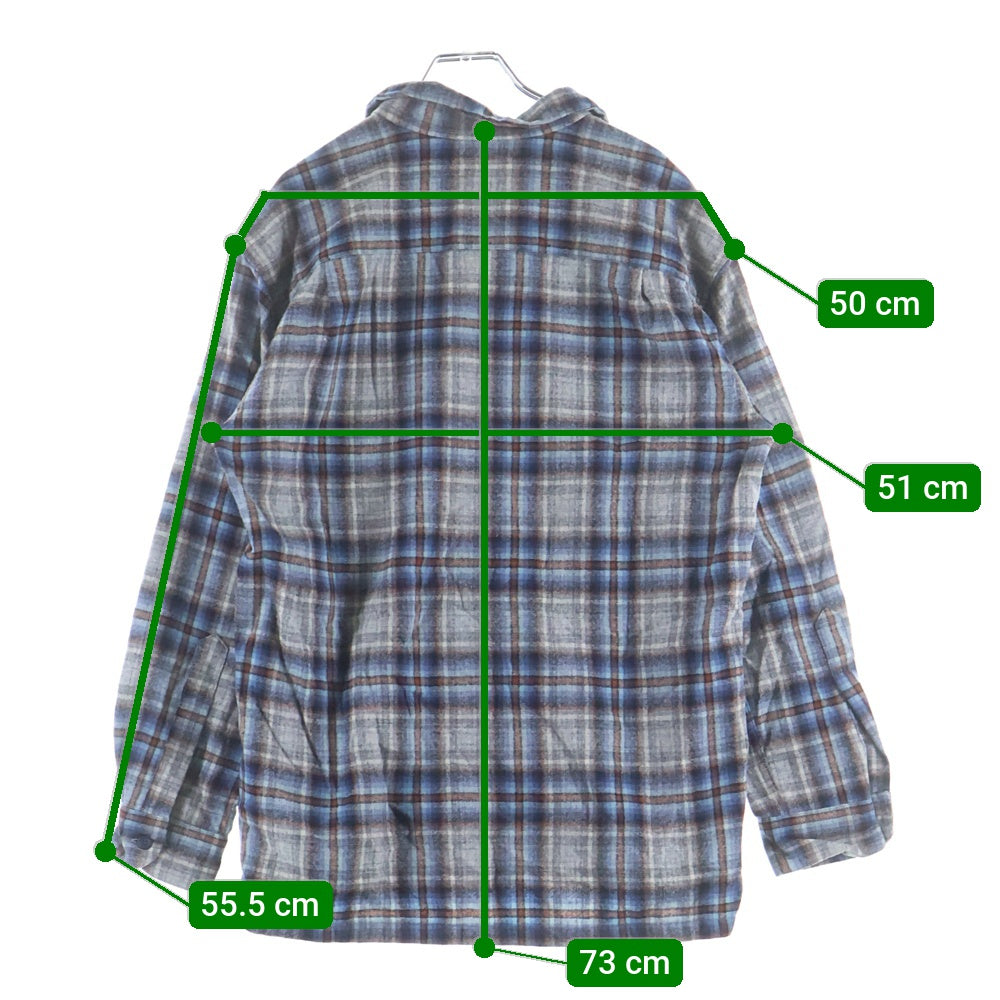 PENDLETON(ペンドルトン) 90-00S WOOL CHECK L/S BOARD SHIRT ウール チェック 長袖 ボードシャツ ブルー/グレー/ブラウン 70Z718 111