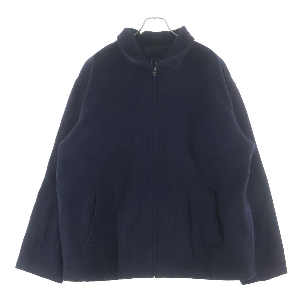 GAP(ギャップ) 00s VINTAGE WOOL ZIPUP JACKET オールド ジップアップウールジャケット キルティング ダークネイビー