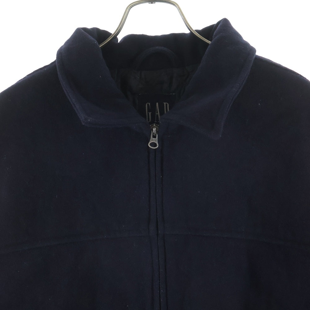 GAP(ギャップ) 00s VINTAGE WOOL ZIPUP JACKET オールド ジップアップウールジャケット キルティング ダークネイビー