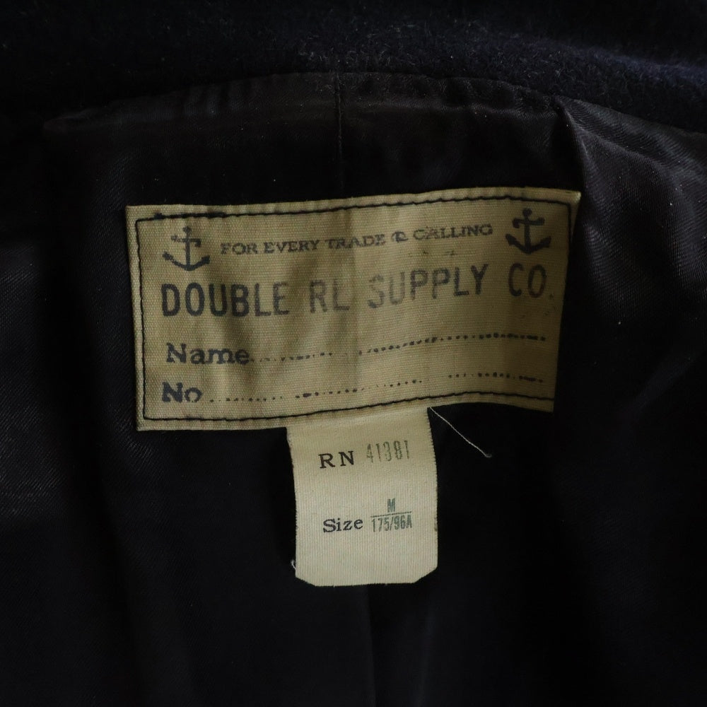 RRL(ダブルアールエル) WOOL P COAT ウール ピーコート いかりボタン ネイビー 782507807001