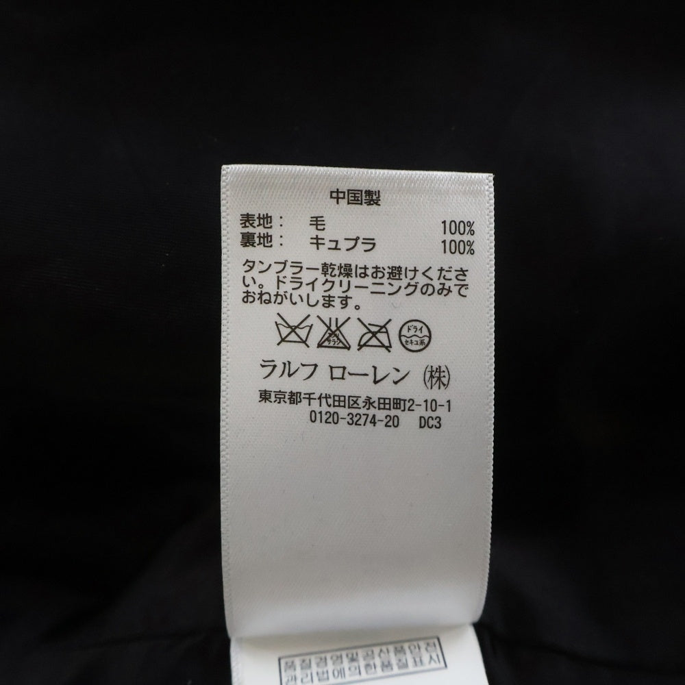 RRL(ダブルアールエル) WOOL P COAT ウール ピーコート いかりボタン ネイビー 782507807001