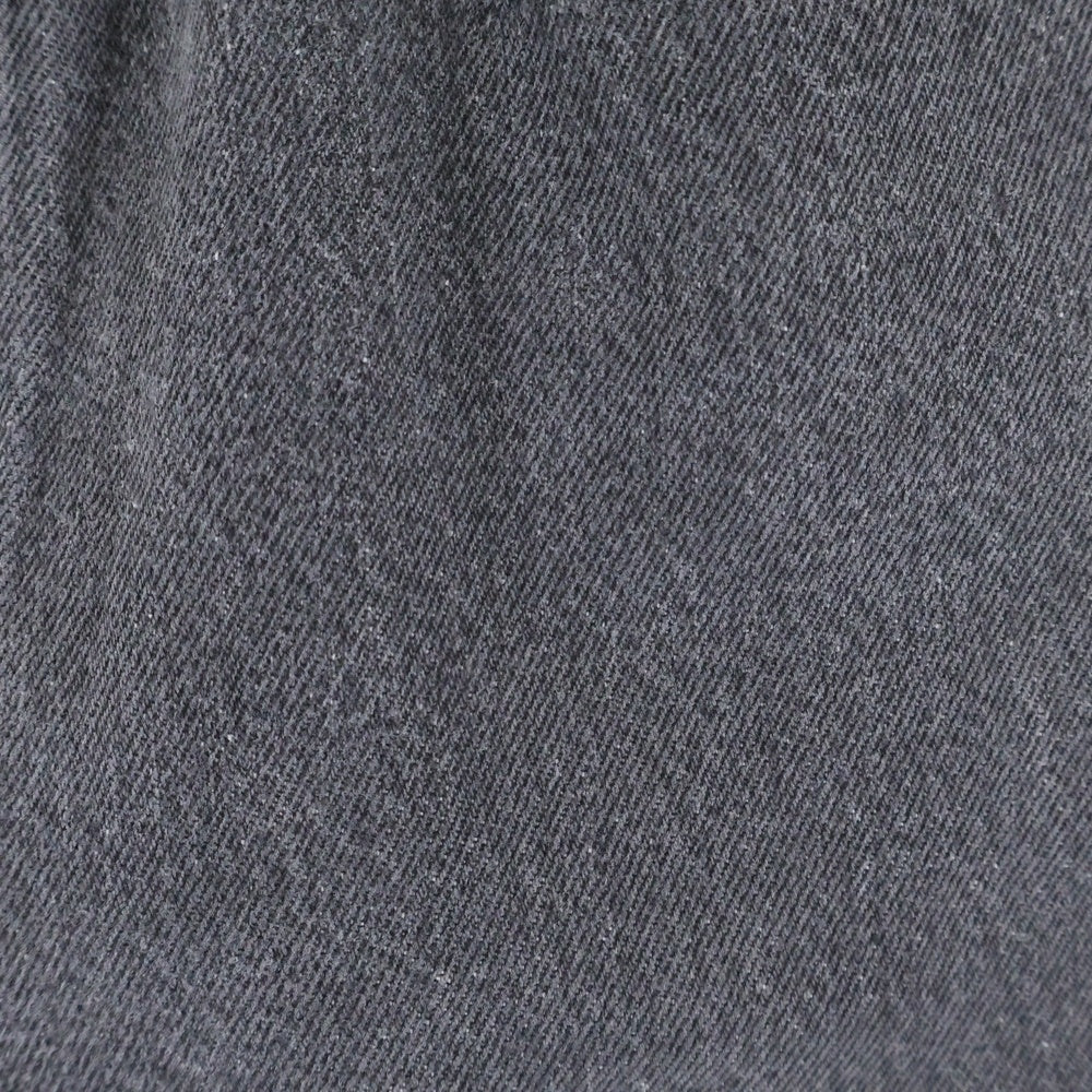 Levi's(リーバイス) 80s 501 先染め ボタン裏653 USA製 スモールe ストレートデニムパンツ ブラック 501-0658