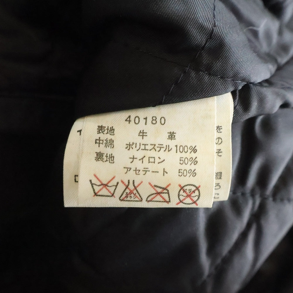 HARLEY DAVIDSON(ハーレーダビッドソン) LOUD PIPES SAVE LIVES DOUBLE RIDERS LETHER JACKET ダブル ライダース 牛革 レザー ジャケット ブラック 40180