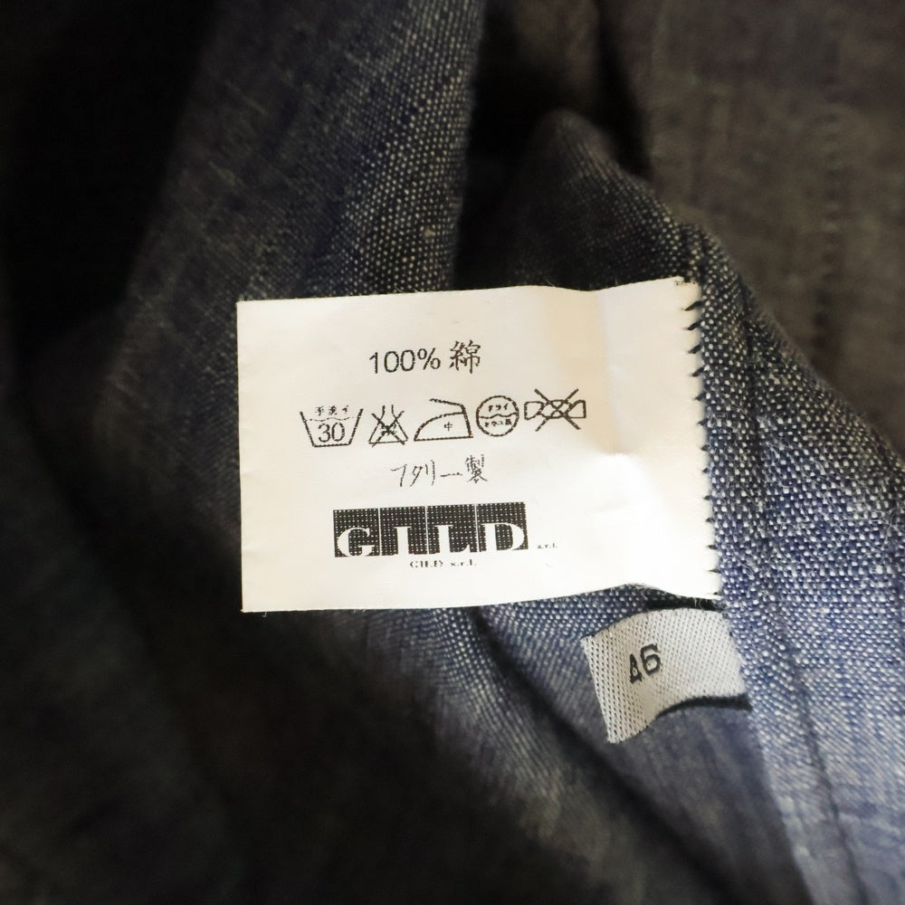 DSQUARED2(ディースクエアード) DENIM SIDE ZIP ANORAK JACKET デニム サイドジップ アノラック ジャケット インディゴ