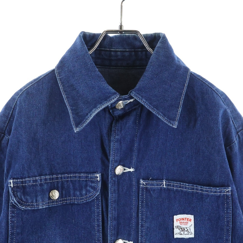 VINTAGE(ヴィンテージ) 90S POINTER ポインター DENIM COVERALL JACKET デニム カバーオール ジャケット インディゴ