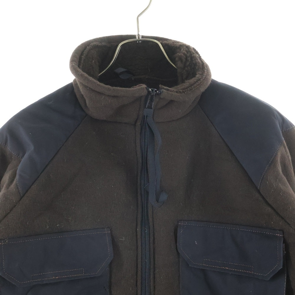 VINTAGE(ヴィンテージ) 90s US ARMY ECWCS GEN1 SHIRT COLD WEATHER SYNTHETIC FIBER PIKE MILITARY 米軍 ミリタリー コールドウェザーライナー ブラウン/ブラック DLA100-93-F-EC02