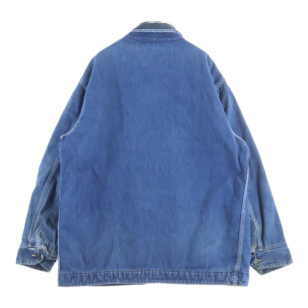 VINTAGE(ヴィンテージ) sears work'n leisure DENIM COVERALL ブランケット付きデニムカバーオール ブルー