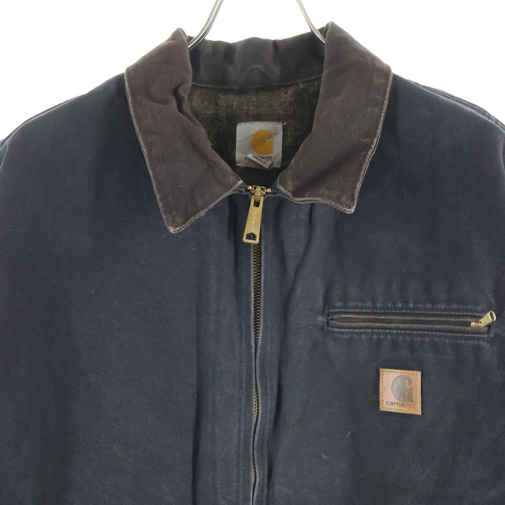CARHARTT(カーハート) VINTAGE DETROIT JACKET J97 BLK ダック デトロイトジャケット スミクロ メキシコ製