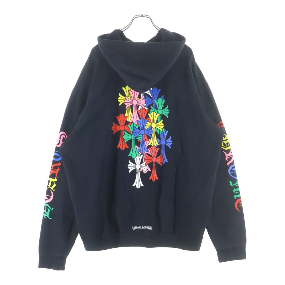 CHROME HEARTS(クロムハーツ) MLTCOL CEM CRS HD PLVR マルチカラーセメタリークロスプリントプルオーバーパーカー