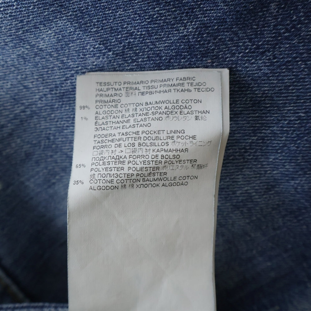 DSQUARED2(ディースクエアード) 20AW DAMAGED SKINNY DENIM PANTS ダメージ加工 スキニー デニムパンツ インディゴ 01PR/2020/2316/1