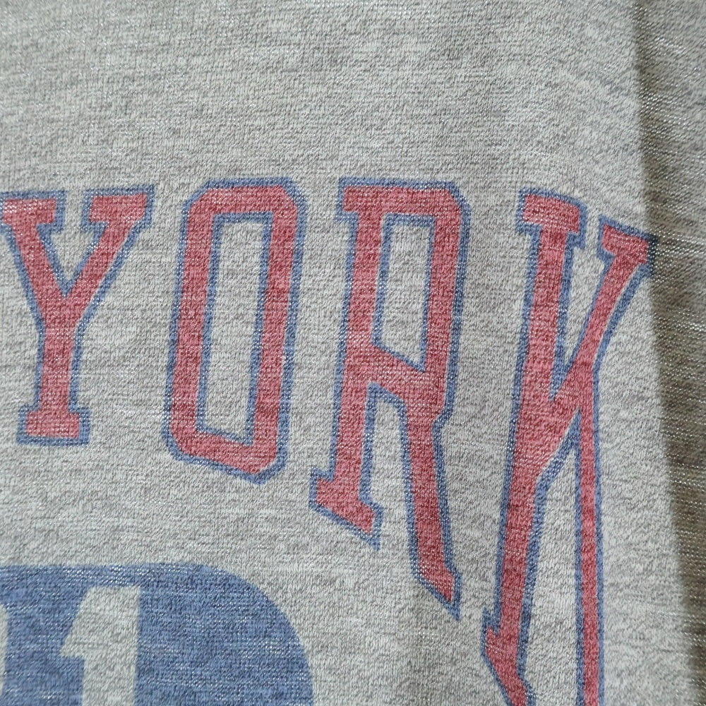 CHAMPION(チャンピオン) 80S NEW YORK YANKEES ニューヨークヤンキース ベースボール トリコタグ 染み込み 半袖Tシャツ カットソー グレー