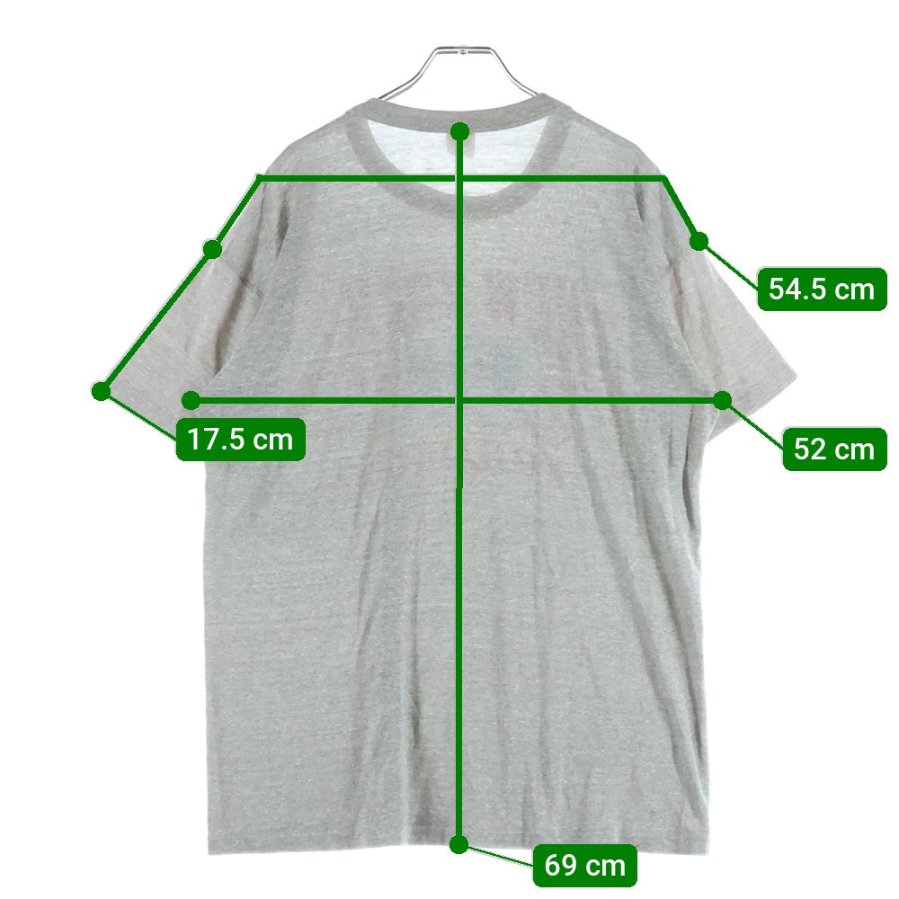 CHAMPION(チャンピオン) 80S NEW YORK YANKEES ニューヨークヤンキース ベースボール トリコタグ 染み込み 半袖Tシャツ カットソー グレー