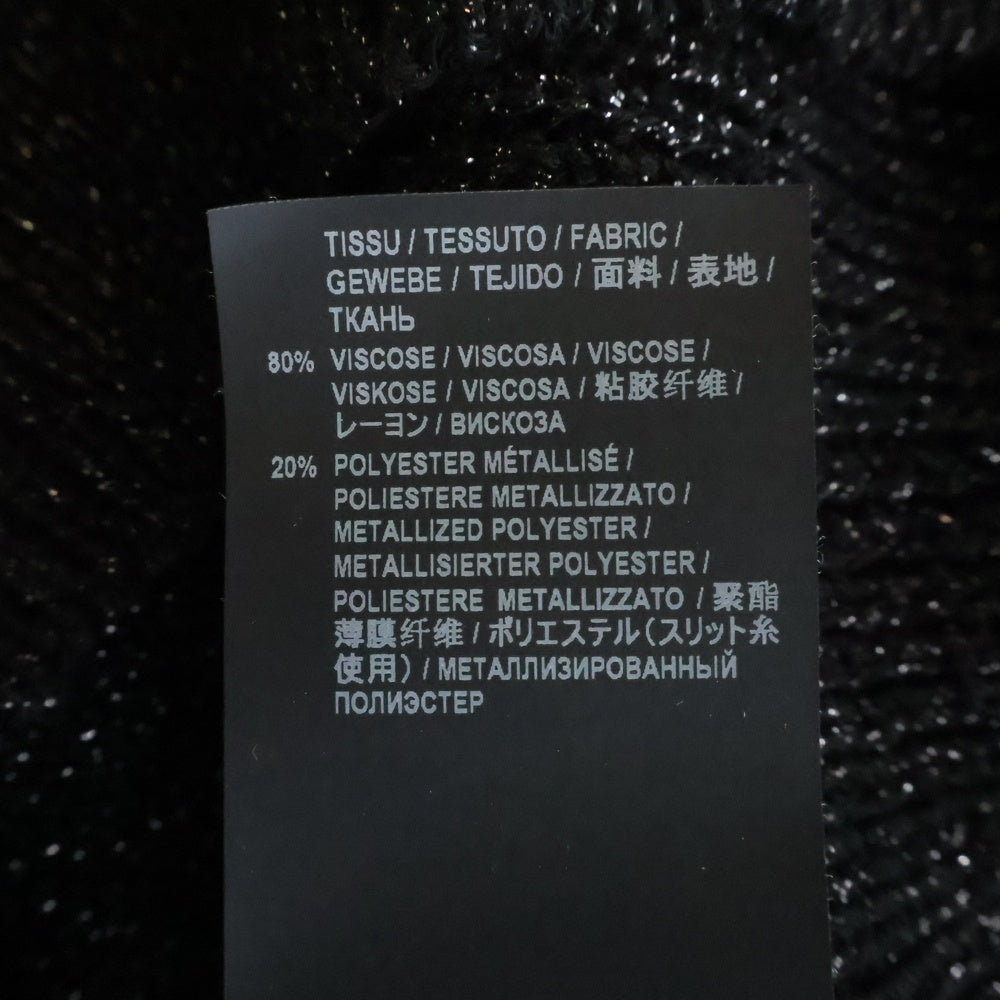 SAINT LAURENT PARIS(サンローランパリ) 19AW LUREX SWEATER KNIT ラメ ニットセーター ブラック/シルバー 2019 604905