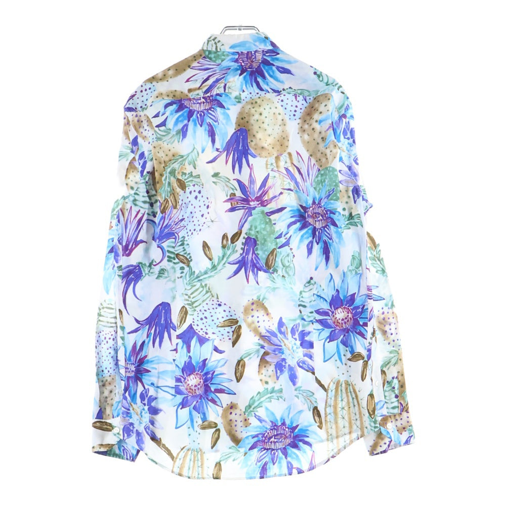 ETRO(エトロ) FLOWER ALL PATTERN L/S SHIRT イタリア製 花 総柄 長袖シャツ マルチカラー
