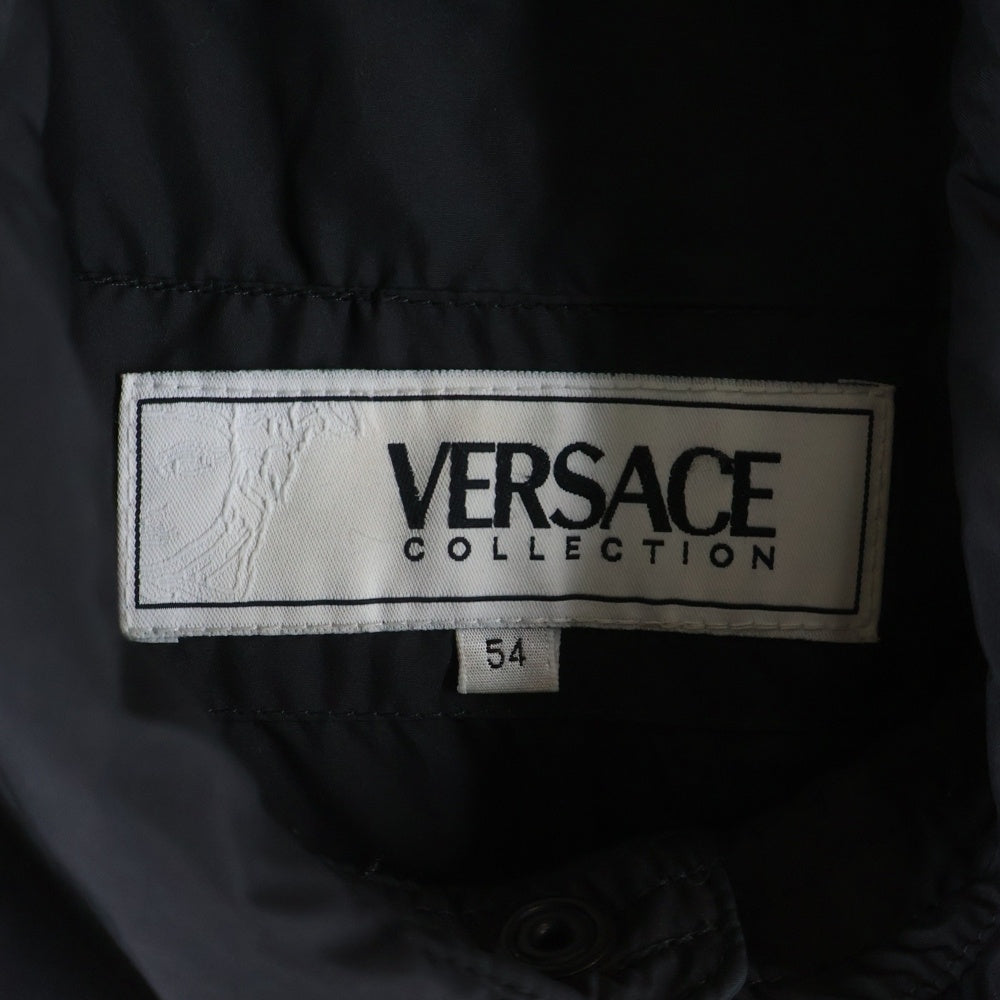 VERSACE(ヴェルサーチ) COLLECTION PUFF JACKET コレクション パフ スナップボタン ジャケット ブラック